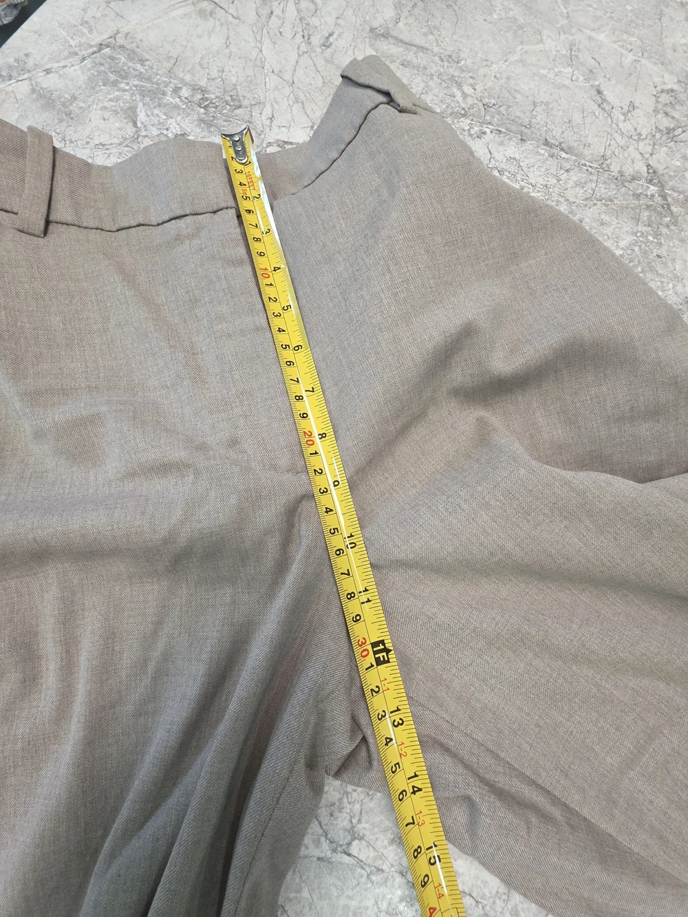 H&M Taupe Women's Straight-Leg Pants